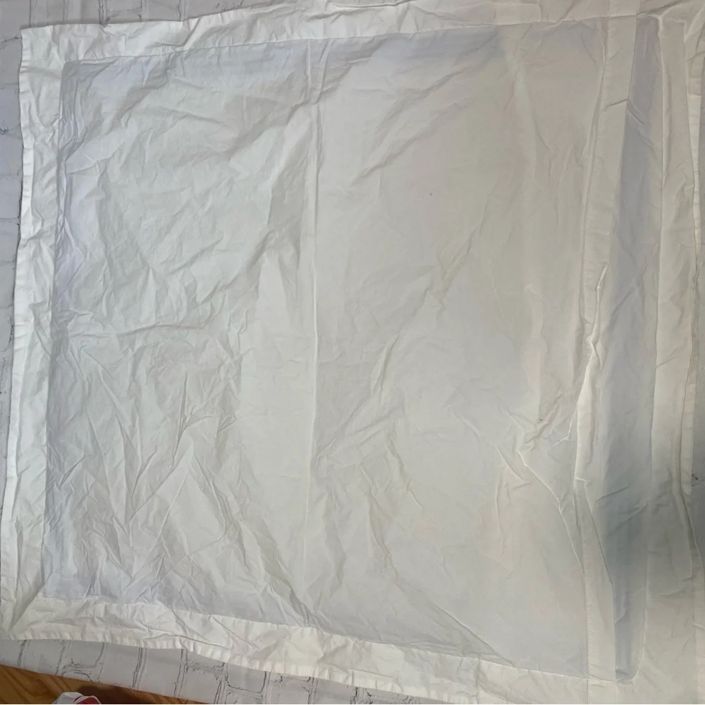 Pottery Barn cotton edge detail euro sham cover